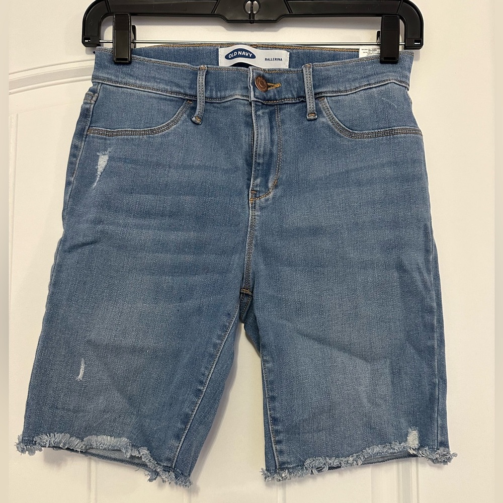OLD NAVY ballerina blue denim shorts